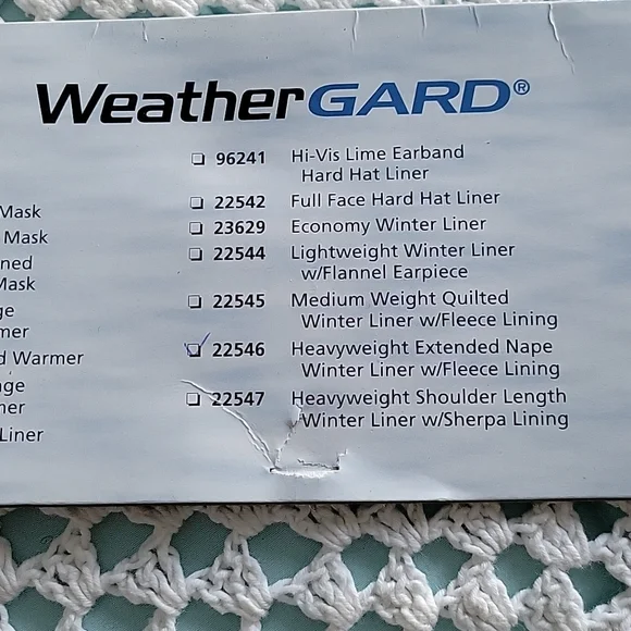 WeatherGard Winter Liner w/ fleece lining NEW - Picture 6 of 7